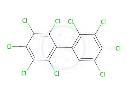 Chemical structure of Nonachlorobiphenyl