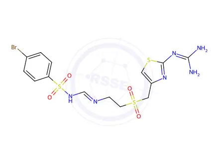 Chemical structure of ebrotidine S,S-dioxide