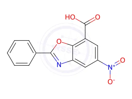 Chemical structure of (5-nitro-2-phenylbenzo[d]oxazol-7-yl)methanol