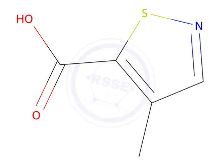 Chemical structure of 4-Methylisothiazole-5-carboxylic acid