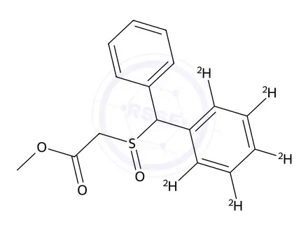 Chemical structure of Modafinil Carboxylate-d5 Methyl Ester (Mixture of Diastereomers)