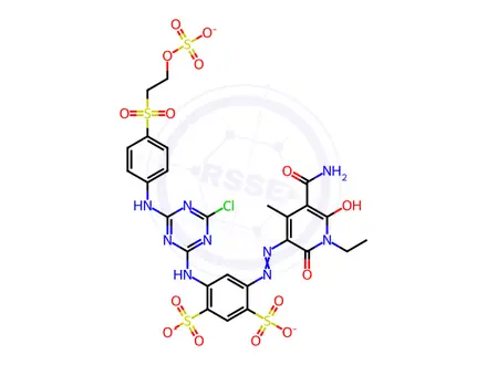 Chemical structure of Reactive yellow 185