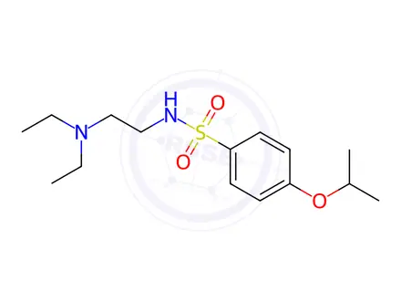 Chemical structure of N-[2-(Diethylamino)ethyl]-4-isopropoxybenzenesulfonamide