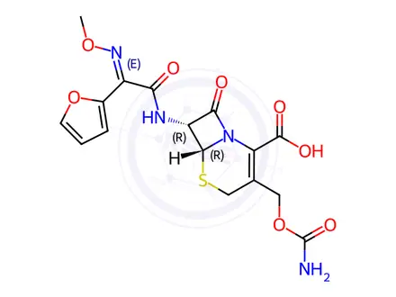 Chemical structure of Cefuroxime sodium Impurity E