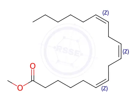 Chemical structure of Methyl gamma-linolenate(C18:3)