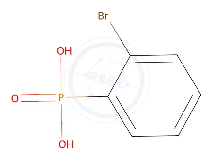 Chemical structure of (2-Bromophenyl)phosphonic acid