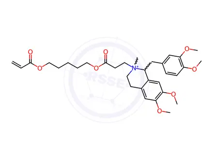 Chemical structure of Atracurium Besilate Impurity 60 (Atracurium Besilate EP Impurity C)