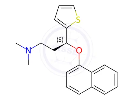 Chemical structure of N-Methyl Duloxetine