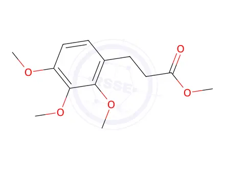 Chemical structure of Methyl 3-(2,3,4-trimethoxyphenyl)propanoate
