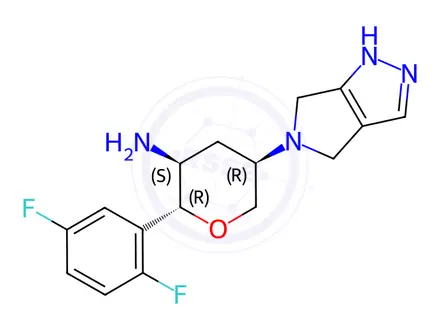 Chemical structure of Omarigliptin Impurity 1