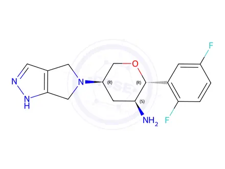 Chemical structure of Desmethylsulfonyl-Omarigliptin