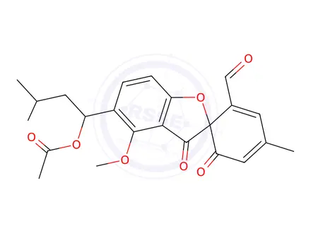 Chemical structure of purpactin C