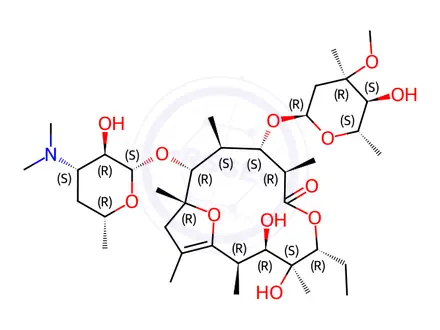 Chemical structure of Erythromycin EP Impurity E