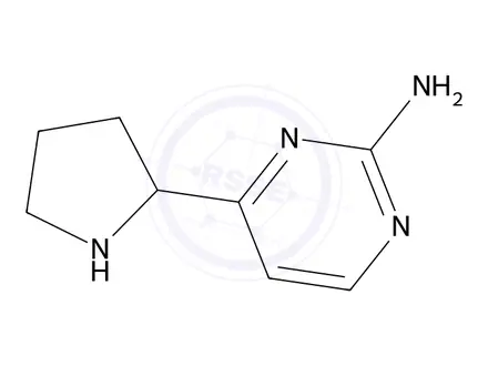 Chemical structure of 4-(Pyrrolidin-2-yl)pyrimidin-2-amine