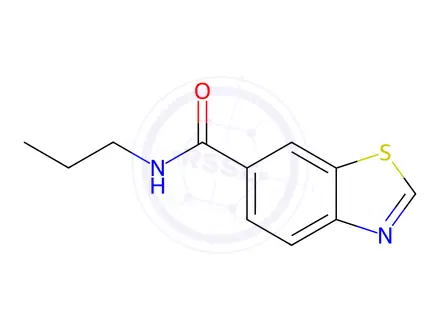 Chemical structure of N-propylbenzo[d]thiazole-6-carboxamide