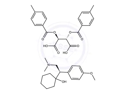 Chemical structure of R-Venlafaxine Di-p-toluoyl-D-tartrate Salt