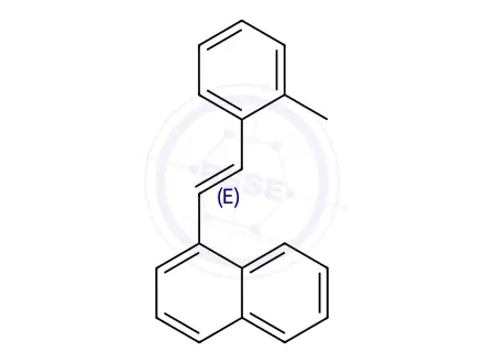 Chemical structure of 1-(o-Methylstyryl)naphthalene