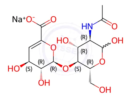 Chemical structure of Heparin Disaccharide IV-A, Sodium Salt