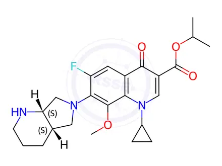 Chemical structure of Moxifloxacin Impurity 59