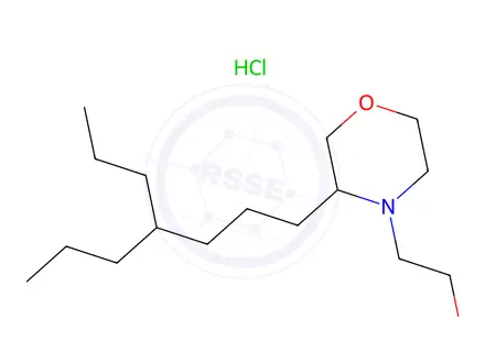 Chemical structure of 2-(3-(4-Propylheptyl)morpholino)ethanol hydrochloride