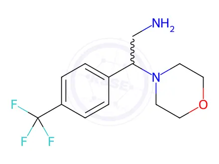 Chemical structure of 2-Morpholin-4-Yl-2-[4-(Trifluoromethyl)Phenyl]Ethylamine