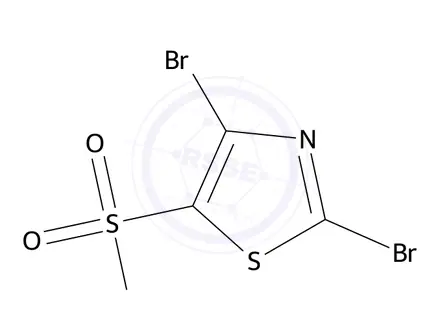 Chemical structure of 2,4-Dibromothiazole-5-sulfonyl chloride