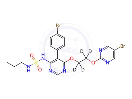 Chemical structure of Macitentan D4