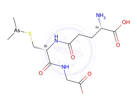Chemical structure of Darinaparsin