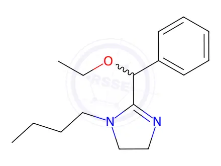 Chemical structure of 1-Butyl-2-(α-ethoxybenzyl)-2-imidazoline