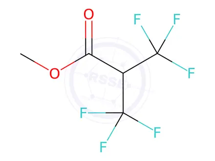 Chemical structure of Methyl 3,3,3-Trifluoro-2-(trifluoromethyl)propanoate