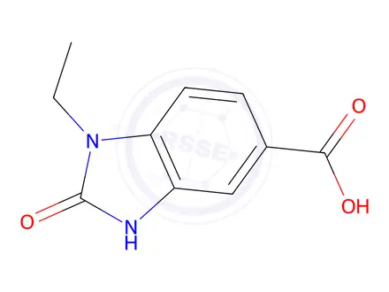 Chemical structure of 1-Ethyl-2-oxo-2,3-dihydro-1h-1,3-benzodiazole-5-carboxylic acid