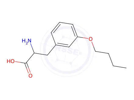 Chemical structure of 2-Amino-3-(3-butoxyphenyl)propanoic acid
