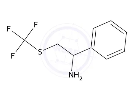 Chemical structure of 1-Phenyl-2-trifluoromethylsulfanyl-ethylammonium tosylate