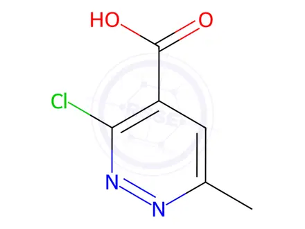 Chemical structure of 3-Chloro-6-methylpyridazine-4-carboxylic acid dihydrochloride
