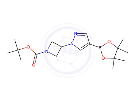 Chemical structure of 1-(1-Boc-3-azetidinyl)pyrazole-4-boronic Acid Pinacol Ester