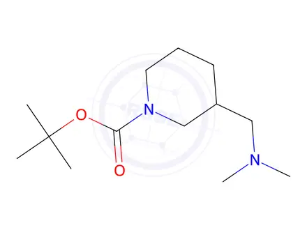 Chemical structure of 3-DiMethylaMinoMethyl-piperidine-1-carboxylic acid tert-butyl ester
