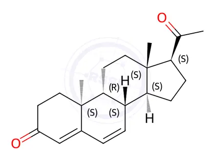 Chemical structure of Dydrogesteron