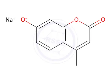 Chemical structure of Umbelliferone Impurity 15 Sodium Salt