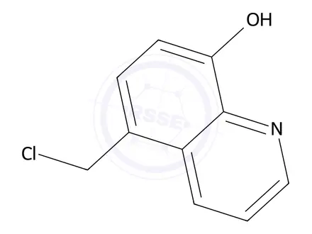 Chemical structure of 5-Chloromethyl-8-hydroxyquinoline hydrochloride, 97%