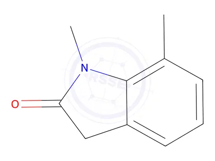 Chemical structure of 1,7-Dimethylindolin-2-one