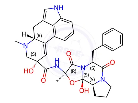Chemical structure of Ergotamine Tartrate Impurity 1 (Ergotamine Tartrate EP Impurity A)(8-Hydroxyergotamine)