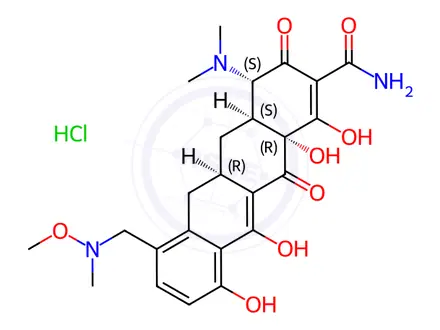 Chemical structure of Sarecycline hydrochloride