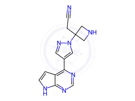 Chemical structure of Baricitinib Impurity 16 (2HCl Salt)