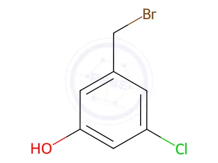 Chemical structure of 3-(Bromomethyl)-5-chlorophenol