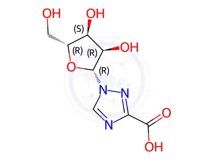 Chemical structure of Ribavirin Impurity A