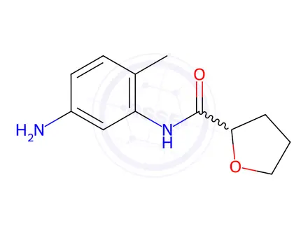 Chemical structure of N-(5-Amino-2-methylphenyl)tetrahydro-2-furancarboxamide