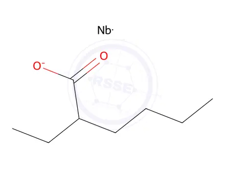 Chemical structure of NIOBIUM 2-ETHYLHEXANOATE