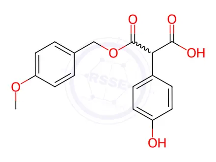 Chemical structure of Latamoxef Impurity 104