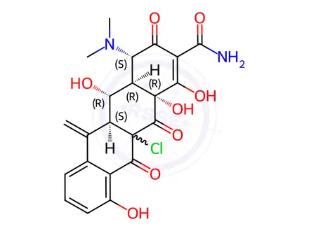 Chemical structure of Oxytetracycline Impurity 13
