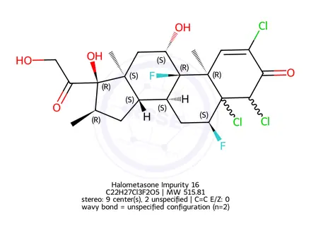 Chemical structure of Halometasone Impurity 16